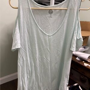 SO Women's Soft Mint V-Neck Tee